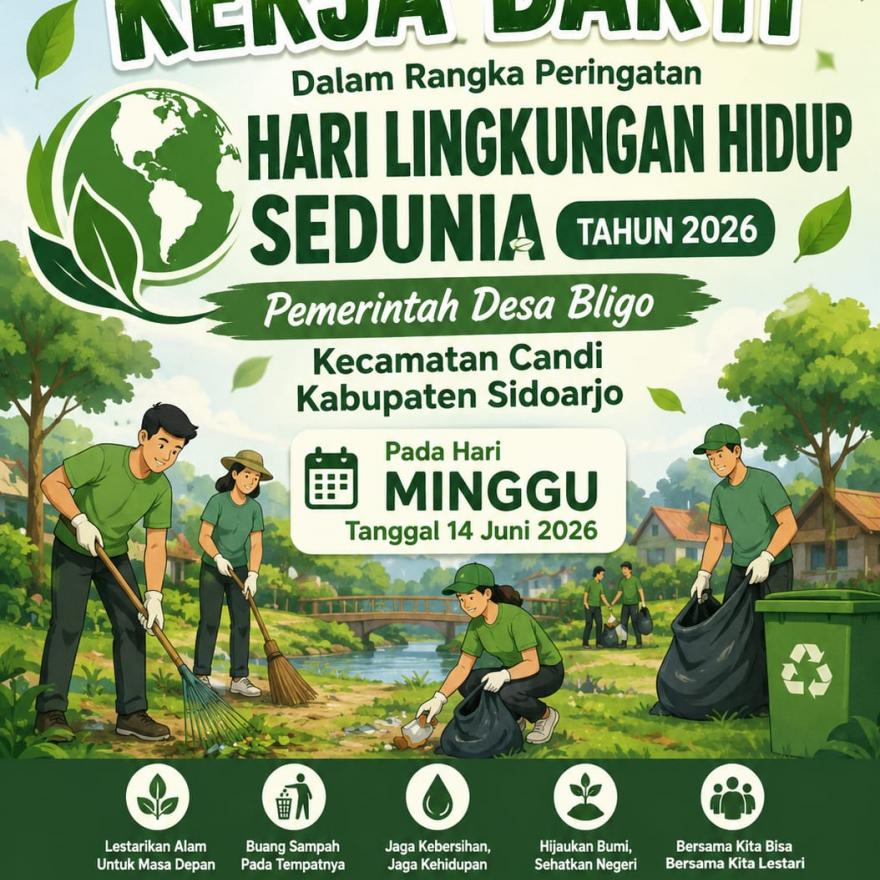 KERJA BAKTI DALAM RANGKA HARI LINGKUNGAN HIDUP SEDUNIA TAHUN 2026